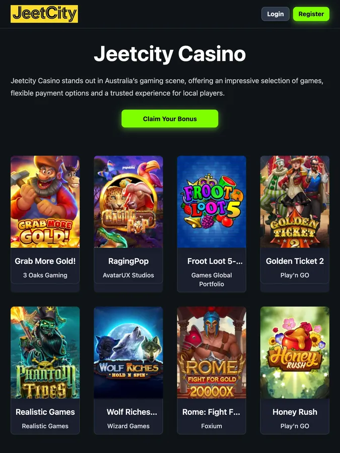 Jeetcity Casino Australia